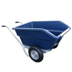JFC Tipp Wheelbarrow blue 250L - Image