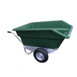 JFC Tipp Wheelbarrow Green 400L - Image