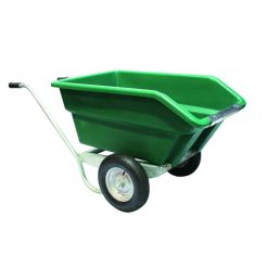 JFC Tipp Wheelbarrow Green 250L - Image