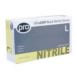 Pro Ultragrip Black Nitrile Gloves - Image