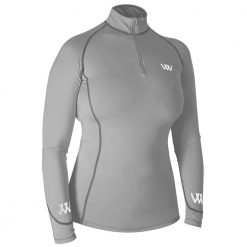 Woof Wear Performance Riding Shirt - BRUSHED STEEL