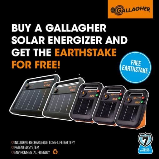 Gallagher Solar Energizer S20 Incl. Batt - Image