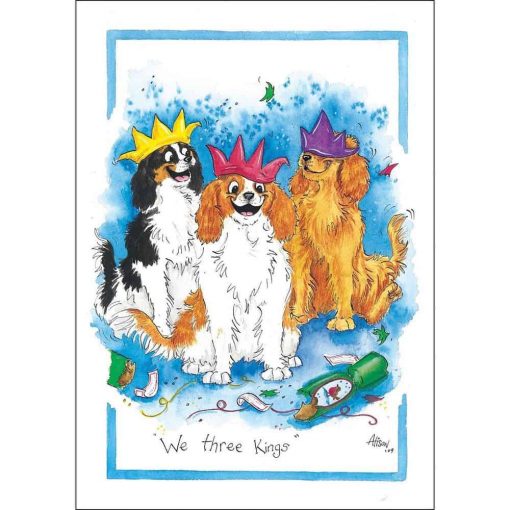 Alison's Animals We Three Kings Card - Image