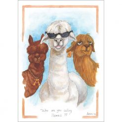 Alison's Animals Who You Calling Llama? Card - Image