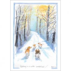 Alison's Animals Winter Wonderland Card - Image