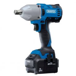 Draper D20 20V Brushless 1/2" Mid-Torque Impact Wrench (400Nm) with 2 x 3.0Ah Batteries And Charger - Image