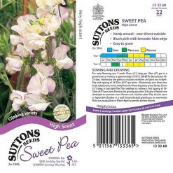 Suttons Sweet Pea High Scent - Image
