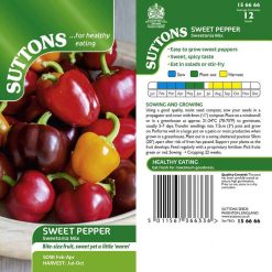 Suttons Sweet Pepper Seeds - Sweetonia Mix - Image
