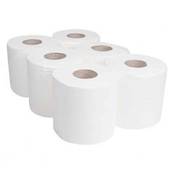 Softcel Lite Centrefeed Roll White 6 Pack Airlaid Rolls - Image