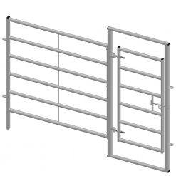 Cattle Hurdle With 655 Gate 2500x1750mm - Image