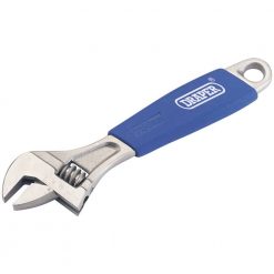 Draper Soft Grip Adjustable Wrench - Image