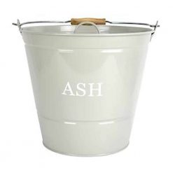 Manor Ash Bucket With Lid - OLIVE