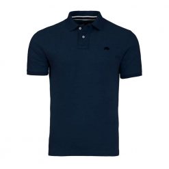 Raging Bull Mens Embroidered Marl Polo - NAVY