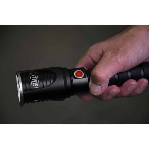 Sealey Aluminium Torch 10W CREE XML LED Adjustable Focus Rechargeable with USB Port - Image