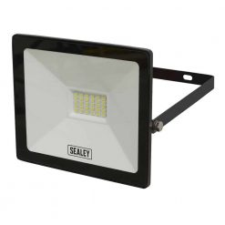 Sealey Extra Slim Floodlight with Wall Bracket 20W SMD LED - Image