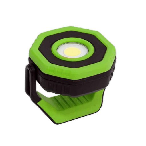 Sealey Rechargeable Pocket Floodlight with Magnet 360° 7W COB LED - Green - Image
