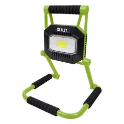 Sealey Rechargeable Portable Fold Flat Floodlight 10W COB LED Lithium-ion - Image