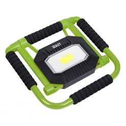 Sealey Rechargeable Portable Fold Flat Floodlight 20W COB LED Lithium-ion - Image