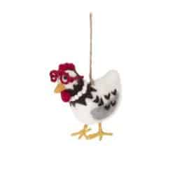 Sophie Allport Chicken Felt Decoration - Image