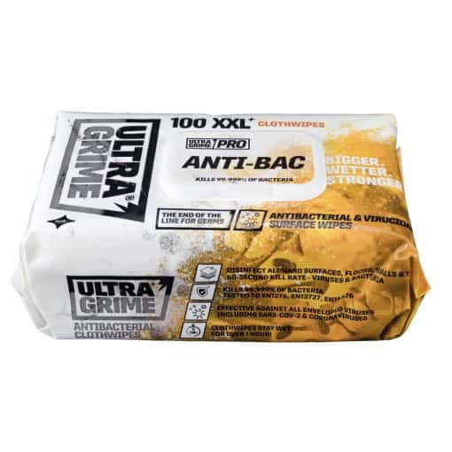 Anti-bac wet cloths 100 Wipes XXL (38x25cm) - Image