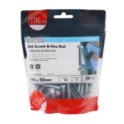 Timco Hex Set & Nut - Image