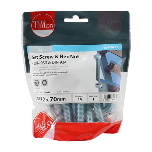 Timco Hex Set & Nut - Image