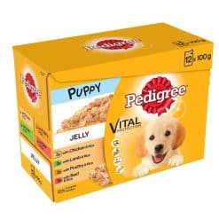 Pedigree Puppy Pouches Meat Selection in Jelly 12x100g - Image