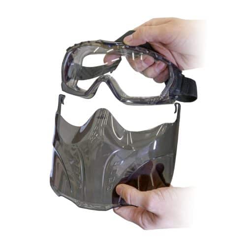 Sealey Safety Goggles with Detachable Face Shield - Image