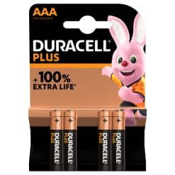 Duracell Plus Battery AAA 4PK - Image