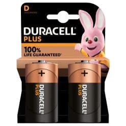 Duracell Plus Battery D 2PK - Image