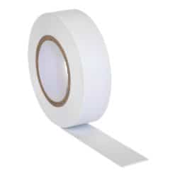 WHITE 19mm x 20m PVC Insulating Tape