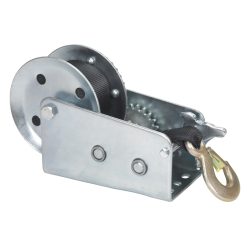 Sealey Geared Hand Winch with Webbing Strap 900kg Capacity - Image