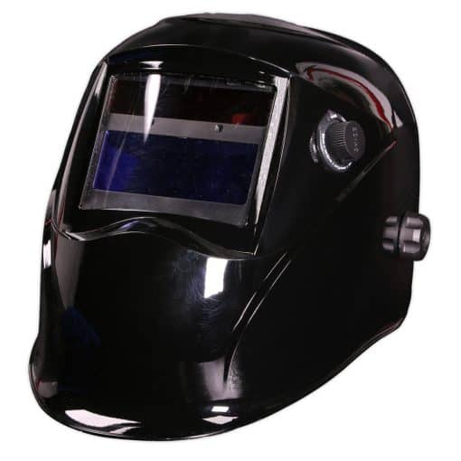 Auto Darkening Welding Helmet - Shade 9-13 - BLACK