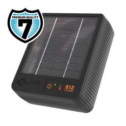 Gallagher S12 Solar fence energiser incl. Lithium battery (3.2 V - 6 Ah) - Image