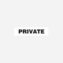 Private Sign - Image