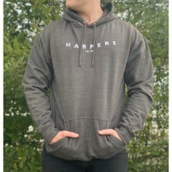 Harpers Original College Hoodie - Charcoal