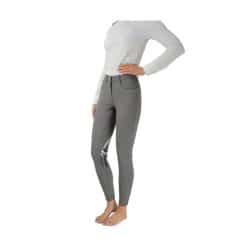 Hy Equestrian Corby Cool Ladies Breeches - Grey