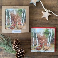 Alex Clark Christmas Pheasants Boxed Cards - Image