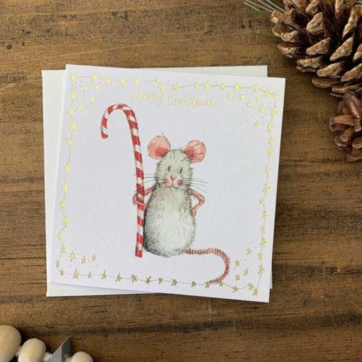 Alex Clark Mouse and Candy Stick Little Boxed Foiled Cards - Image