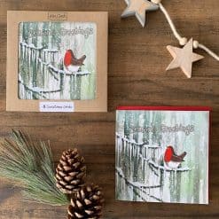 Alex Clark Christmas Robin Boxed Cards - Image