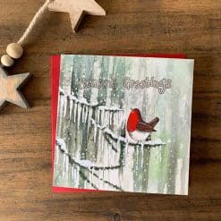 Alex Clark Christmas Robin Boxed Cards - Image