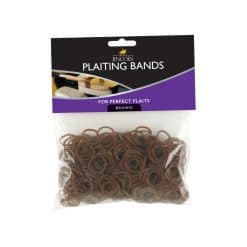 Lincoln Plaiting Bands - BROWN