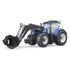 Bruder 1:16 New Holland T7.315 Tractor with Front End Loader - Image