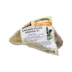 Extra Select Natural Dog Treats Chicken Filled Hooves - Image