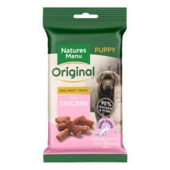 Natures Menu Real Meaty Dog Treats Puppy with Chicken 60g - Image