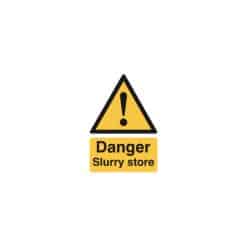 RayMac Signs Danger Slurry Store Sign - 240mm x 360mm - Image