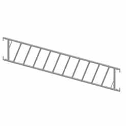 Bateman Adjustable Diagonal Feed Fence Panel - 5940mm - Image