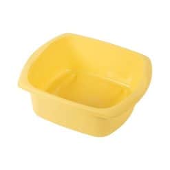 Yellow Addis Rectangular Washing Up Bowls - 9.5L