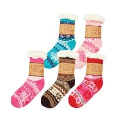 Childs Sherpa Fleece Lined Socks - Image