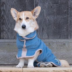 Sandringham Blue Ruff and Tumble Classic Dog Drying Coat